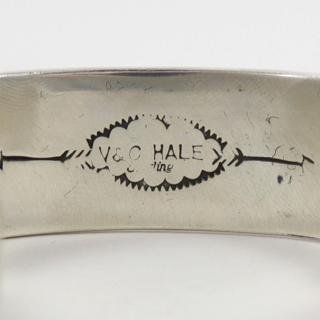 Stamped Silver Cuff by Clarissa and Vernon Hale - Garland's