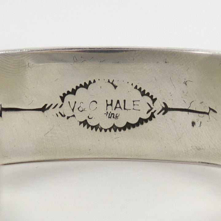 Stamped Silver Cuff by Clarissa and Vernon Hale - Garland's