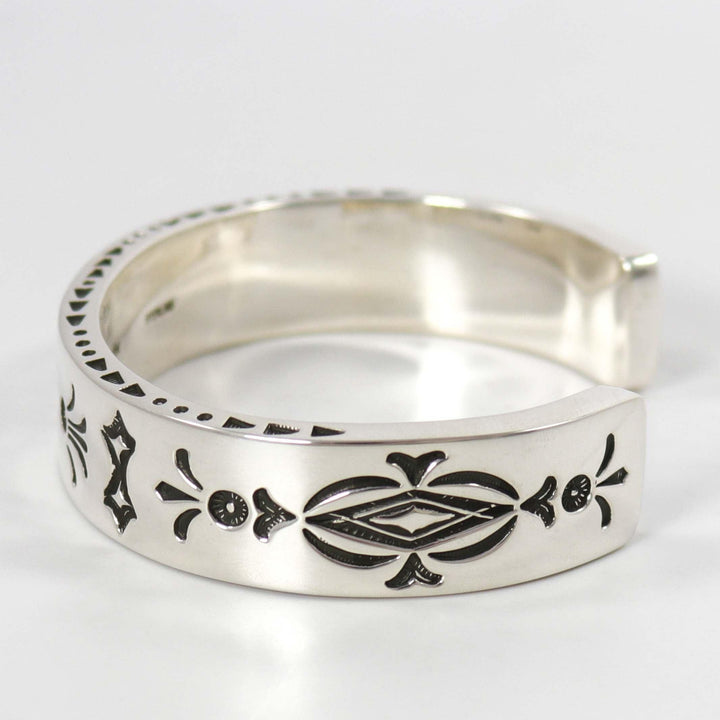 Stamped Silver Cuff by Jennifer Curtis - Garland's