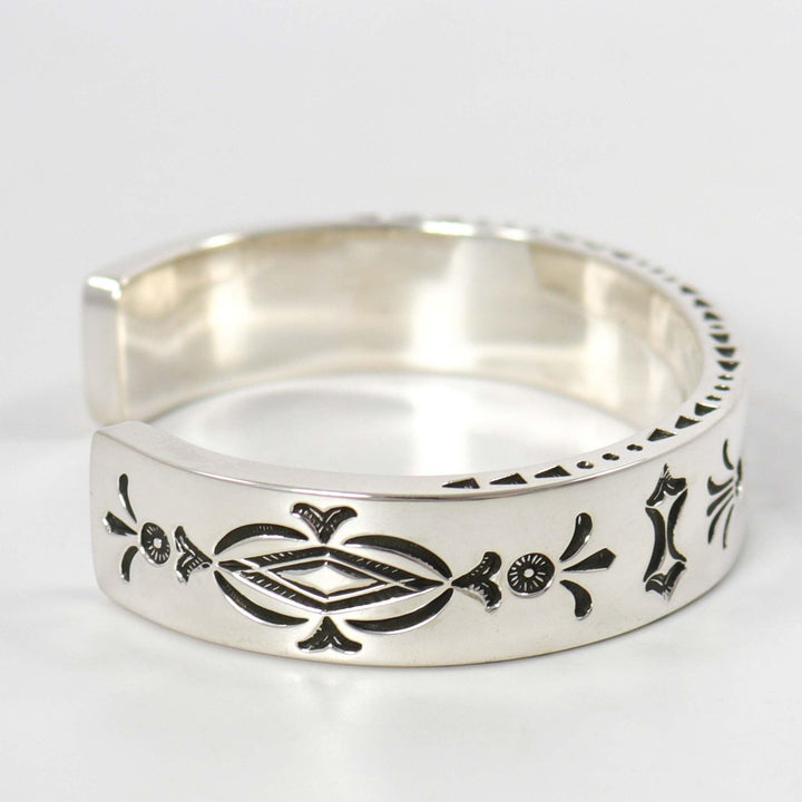 Stamped Silver Cuff by Jennifer Curtis - Garland's