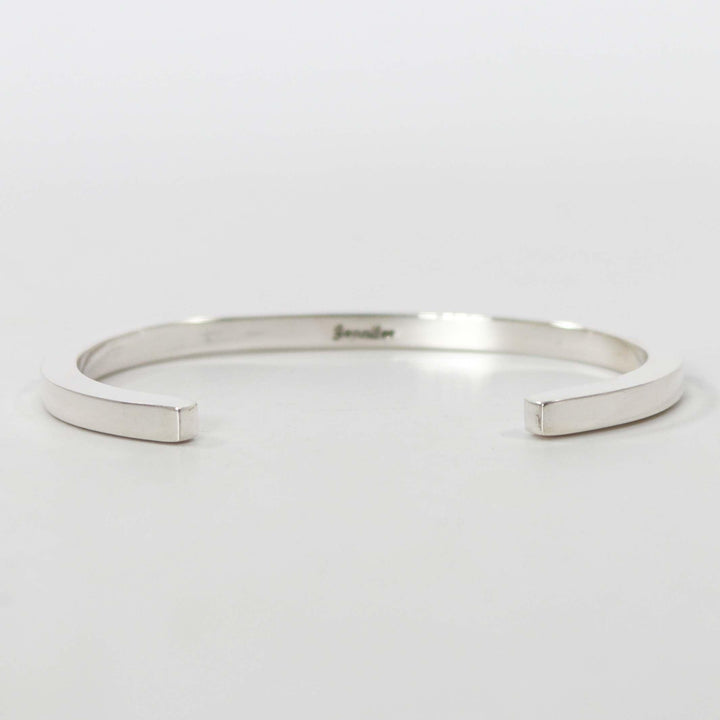 Stamped Silver Cuff by Jennifer Curtis - Garland's