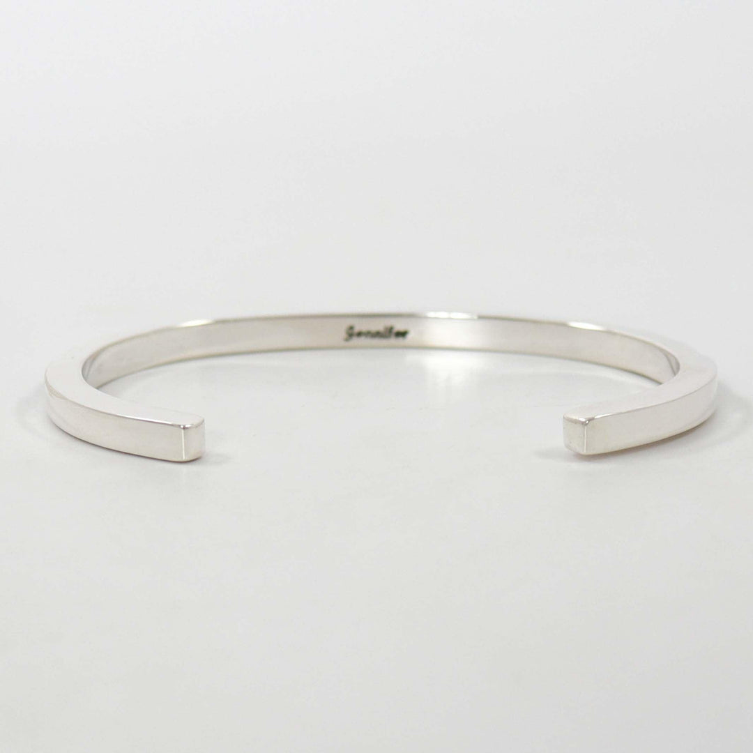 Stamped Silver Cuff by Jennifer Curtis - Garland's