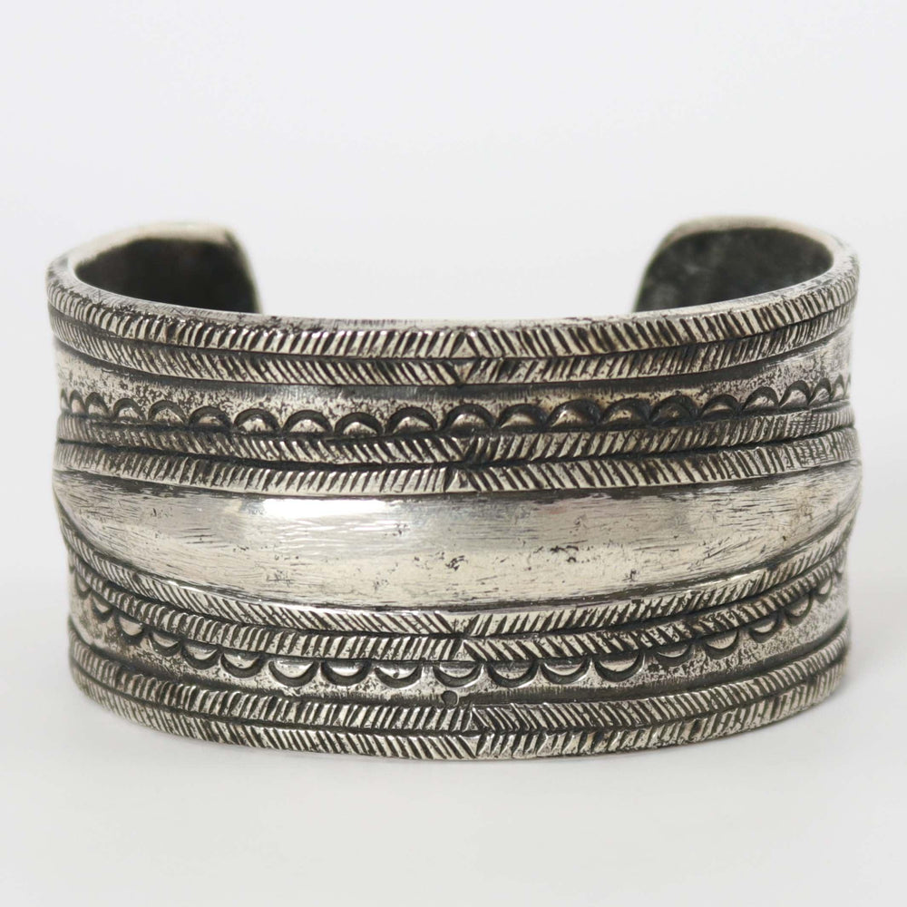 Stamped Silver Cuff by Jock Favour - Garland's