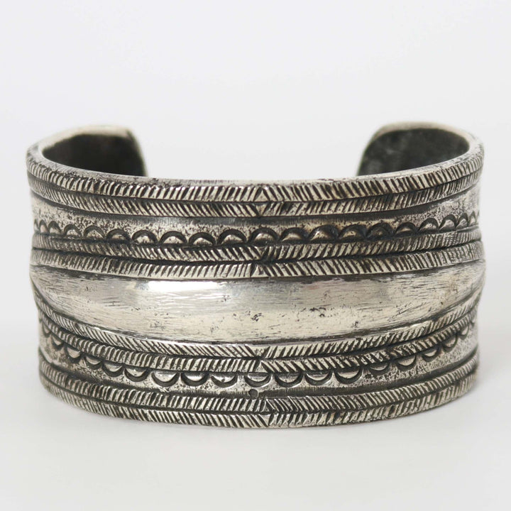 Stamped Silver Cuff by Jock Favour - Garland's