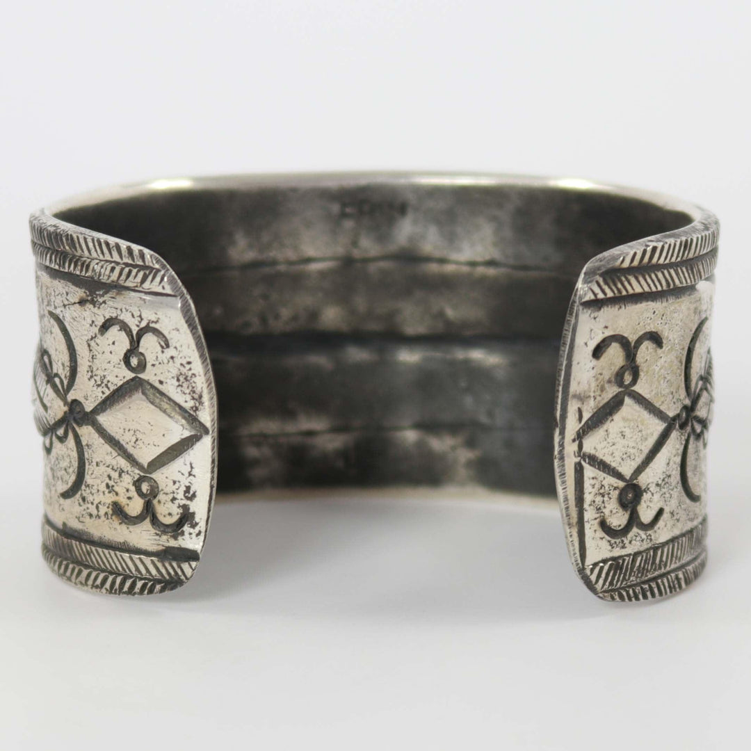 Stamped Silver Cuff by Jock Favour - Garland's