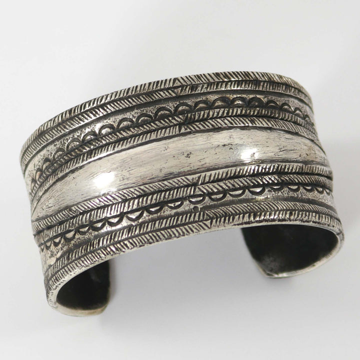 Stamped Silver Cuff by Jock Favour - Garland's