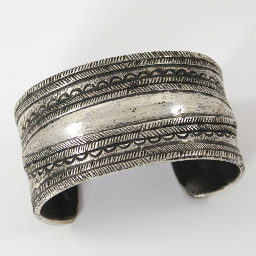 Stamped Silver Cuff by Jock Favour - Garland's