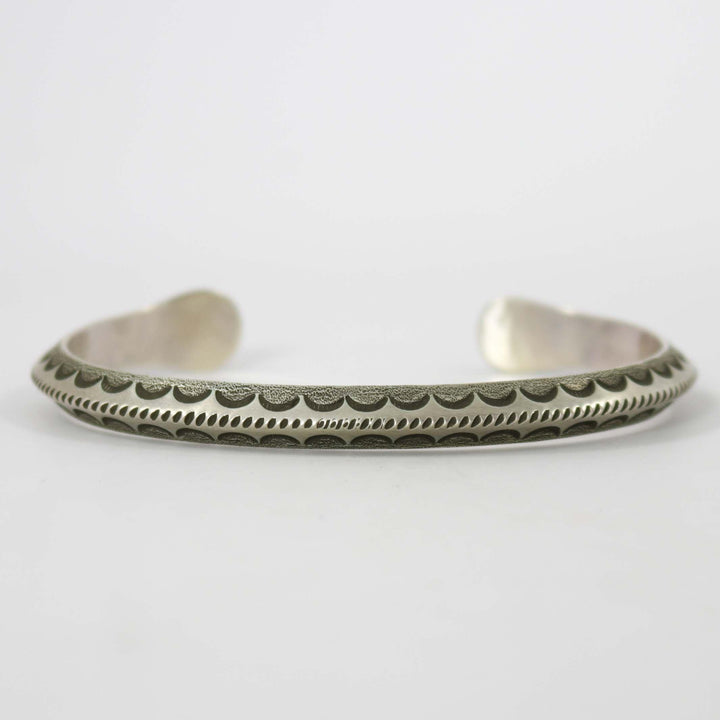 Stamped Silver Cuff by Karl Nataani - Garland's