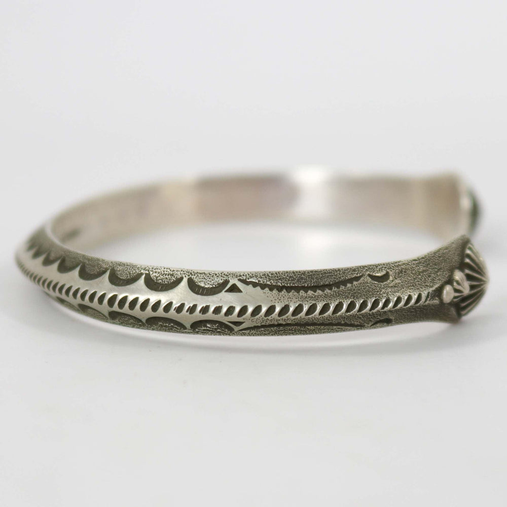 Stamped Silver Cuff by Karl Nataani - Garland's