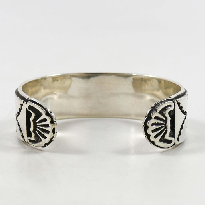 Stamped Silver Cuff by Tommy Jackson - Garland's