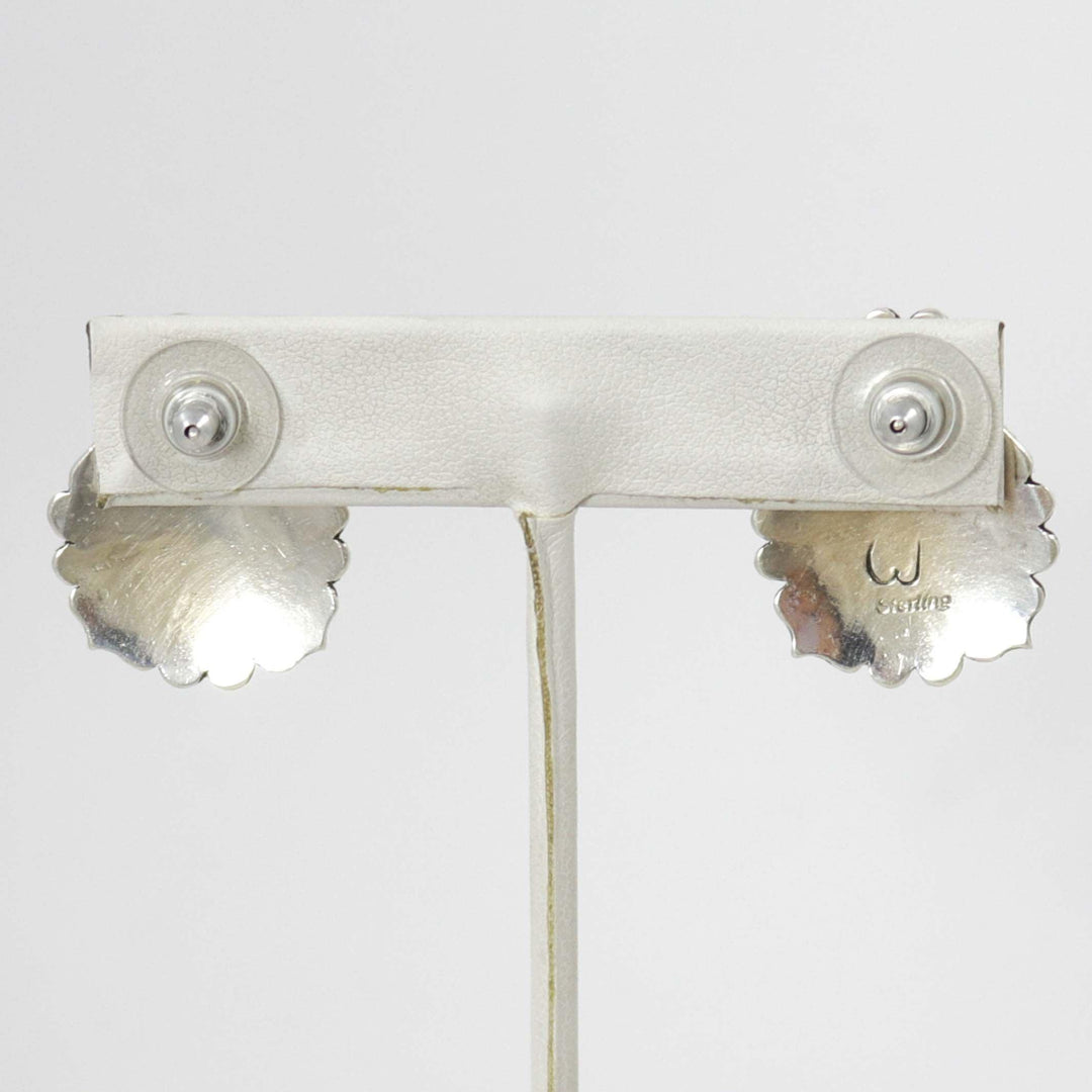 Stamped Silver Earrings by Charlie John - Garland's