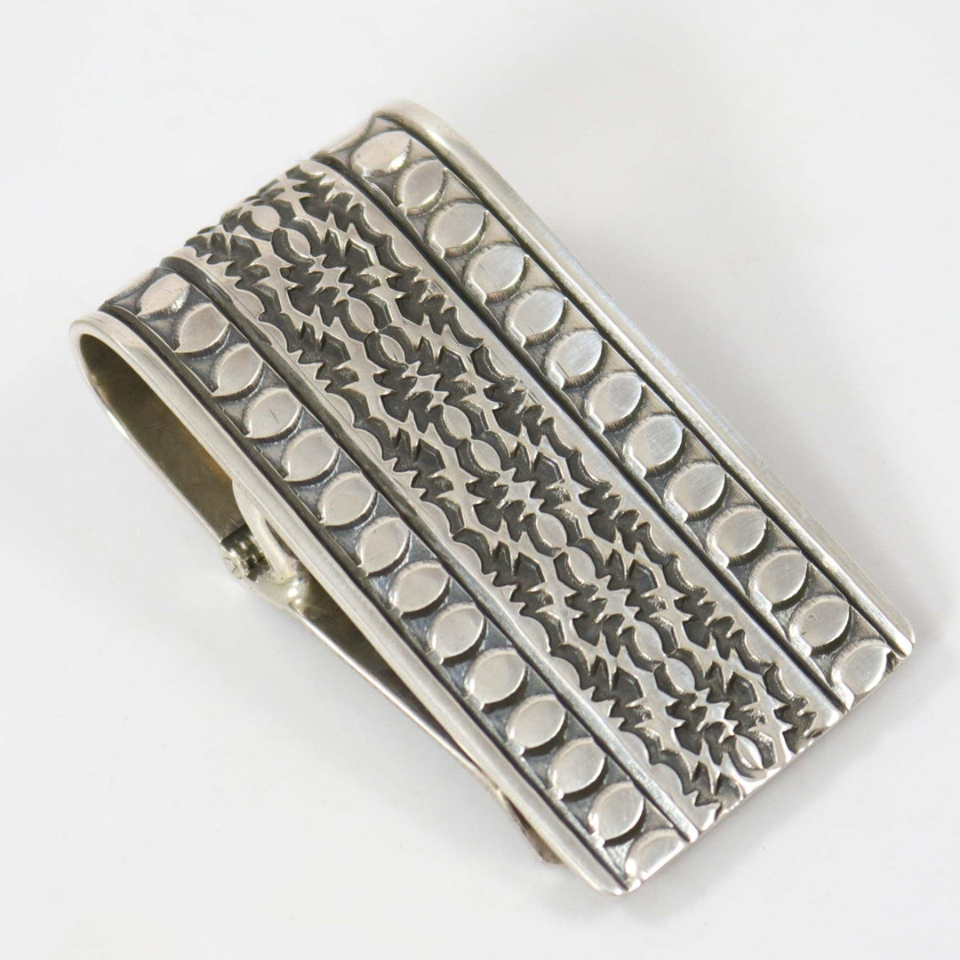 Stamped Silver Money Clip by Sunshine Reeves - Garland's