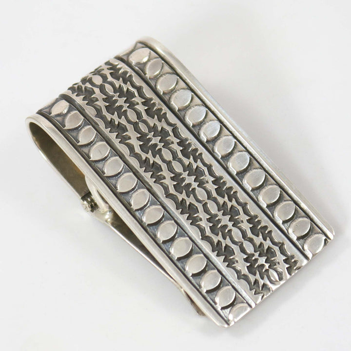 Stamped Silver Money Clip by Sunshine Reeves - Garland's