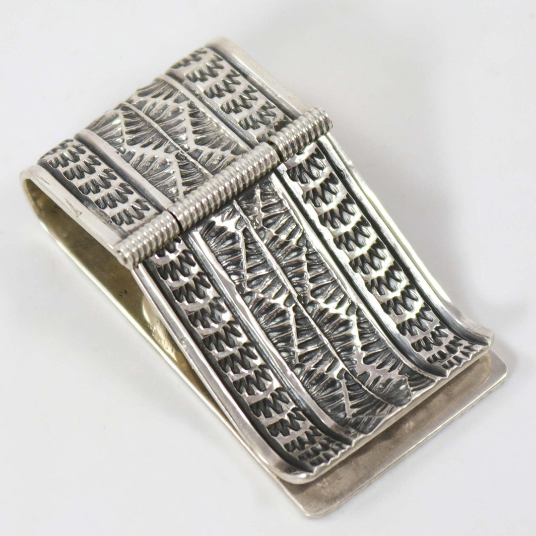 Stamped Silver Money Clip by Sunshine Reeves - Garland's