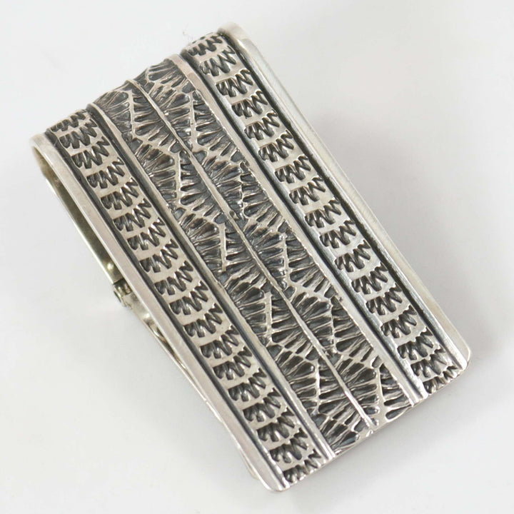 Stamped Silver Money Clip by Sunshine Reeves - Garland's