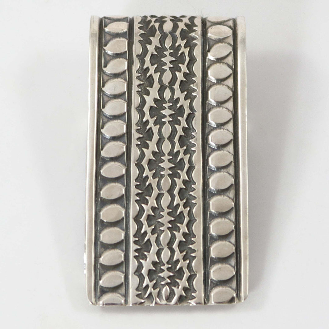 Stamped Silver Money Clip by Sunshine Reeves - Garland's