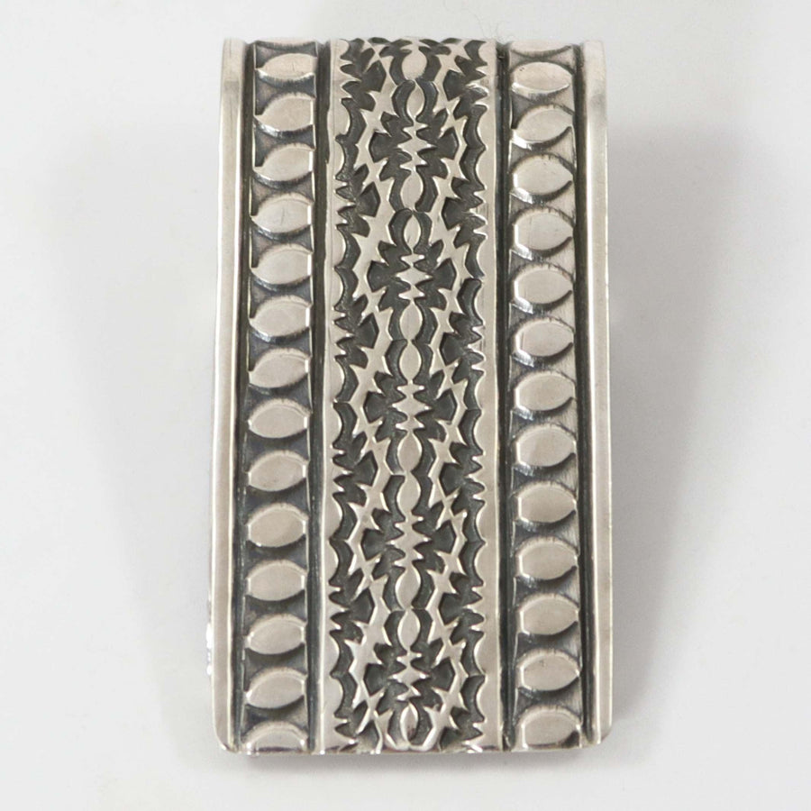 Stamped Silver Money Clip by Sunshine Reeves - Garland's