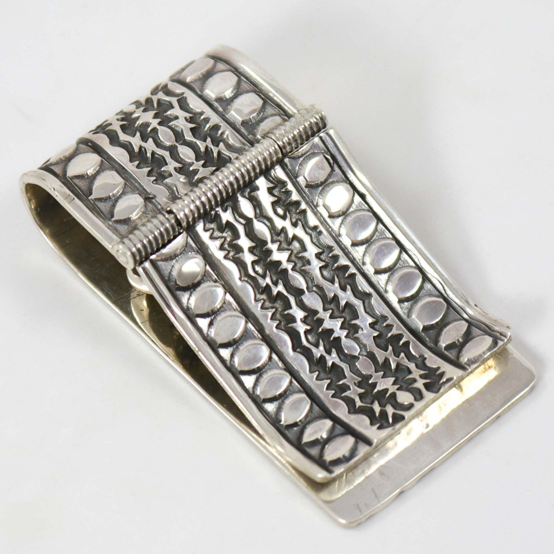 Stamped Silver Money Clip by Sunshine Reeves - Garland's