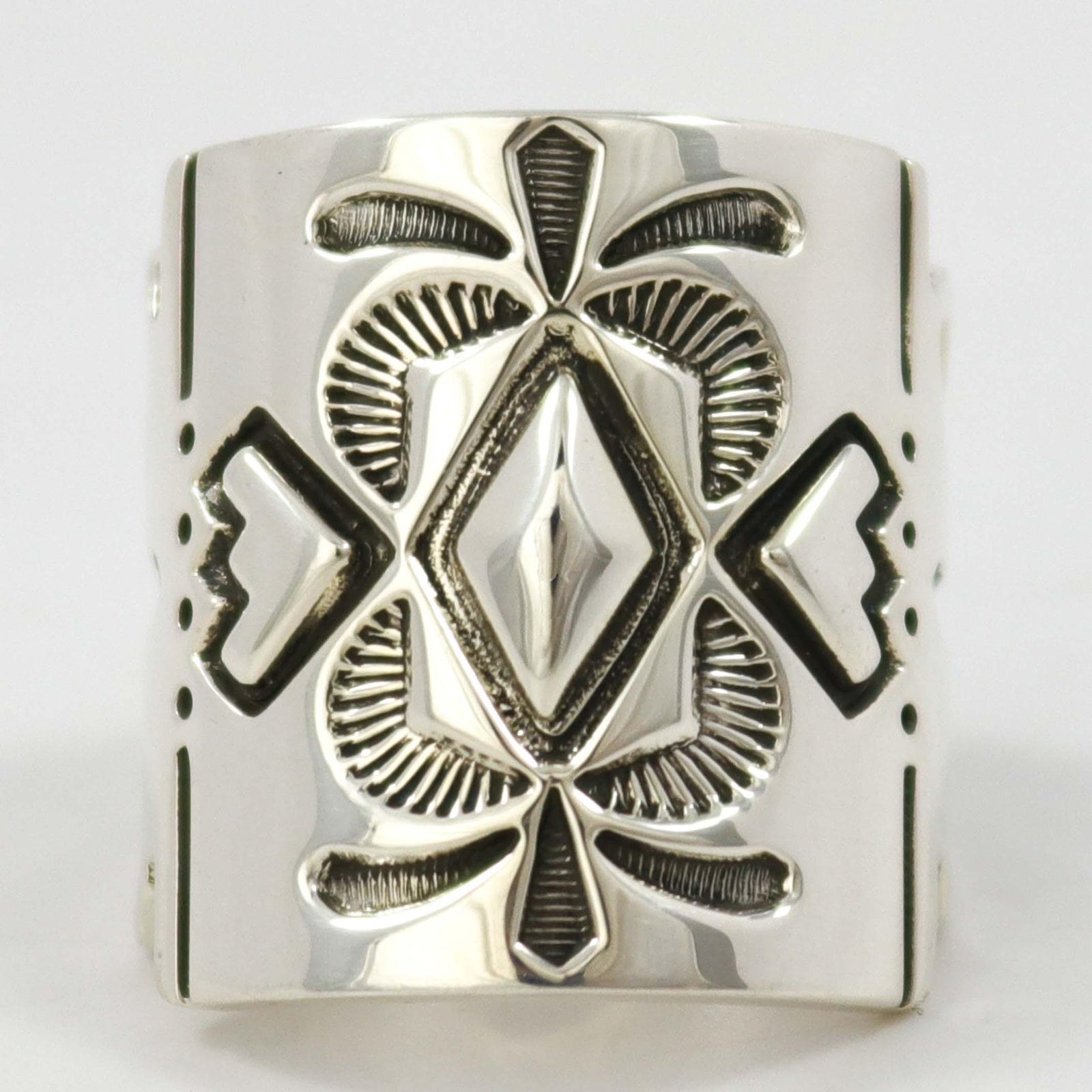 Stamped Silver Ring by Jennifer Curtis - Garland's