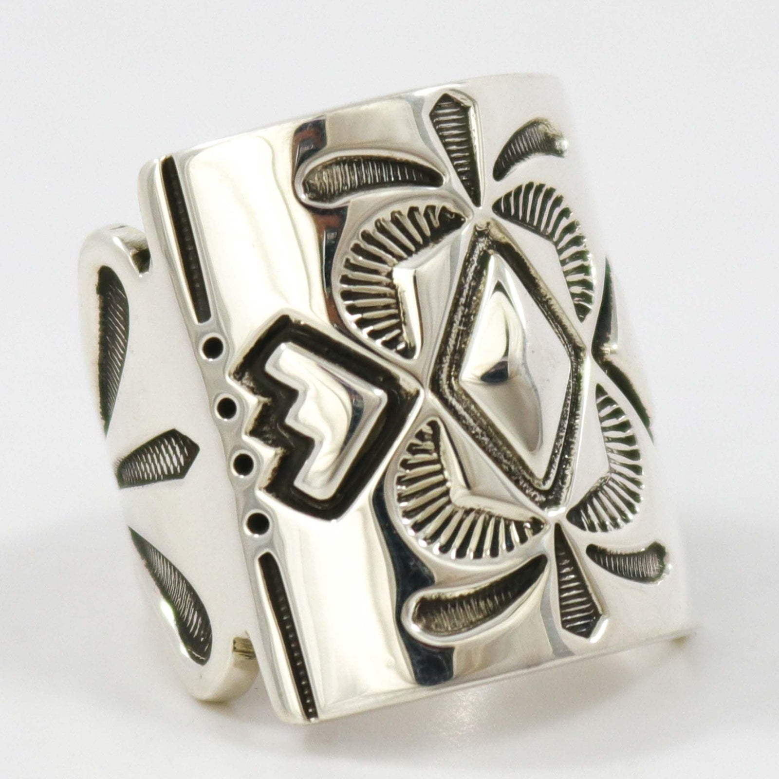 Stamped Silver Ring by Jennifer Curtis - Garland's