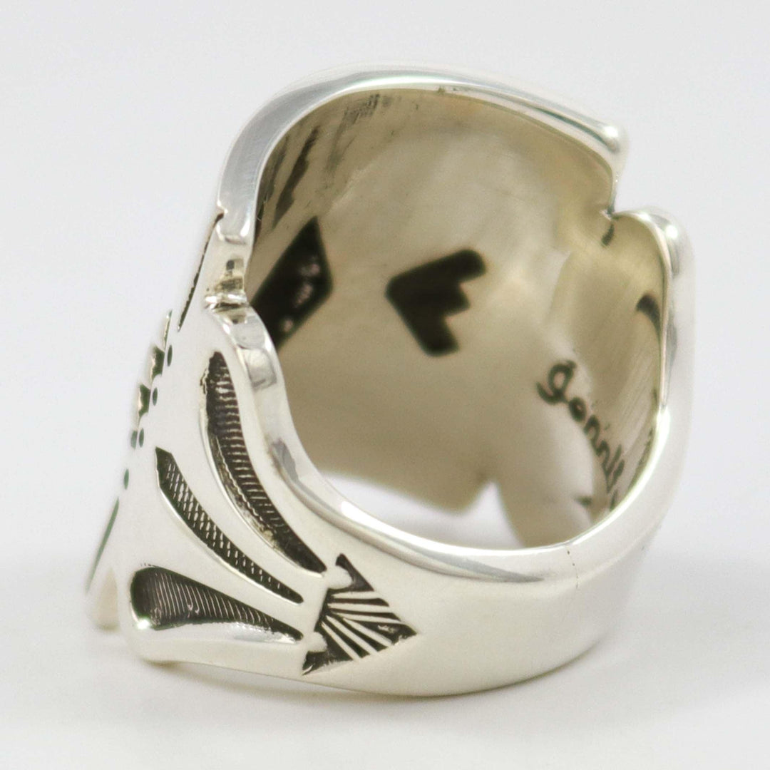 Stamped Silver Ring by Jennifer Curtis - Garland's