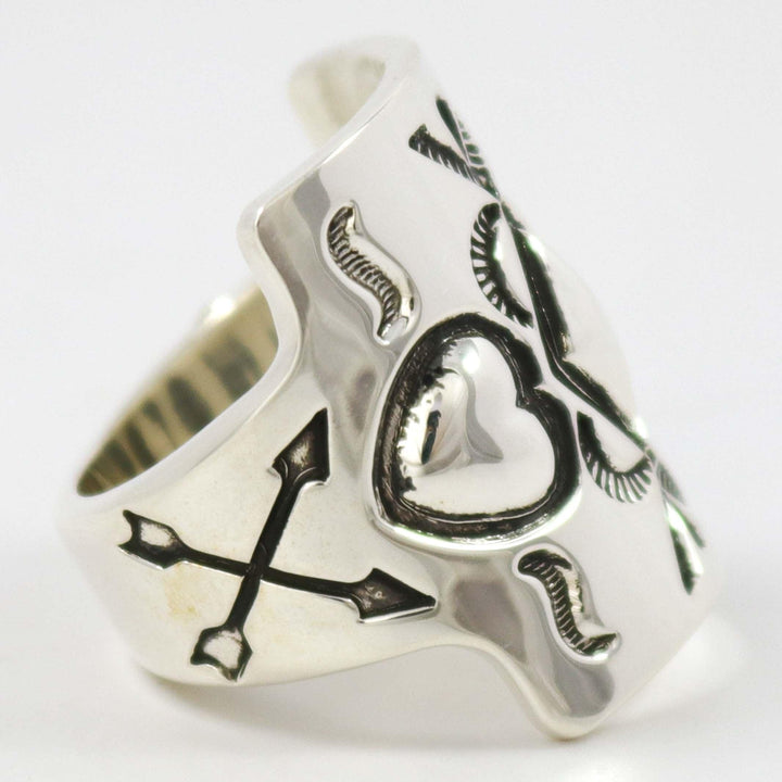 Stamped Silver Ring by Jennifer Curtis - Garland's