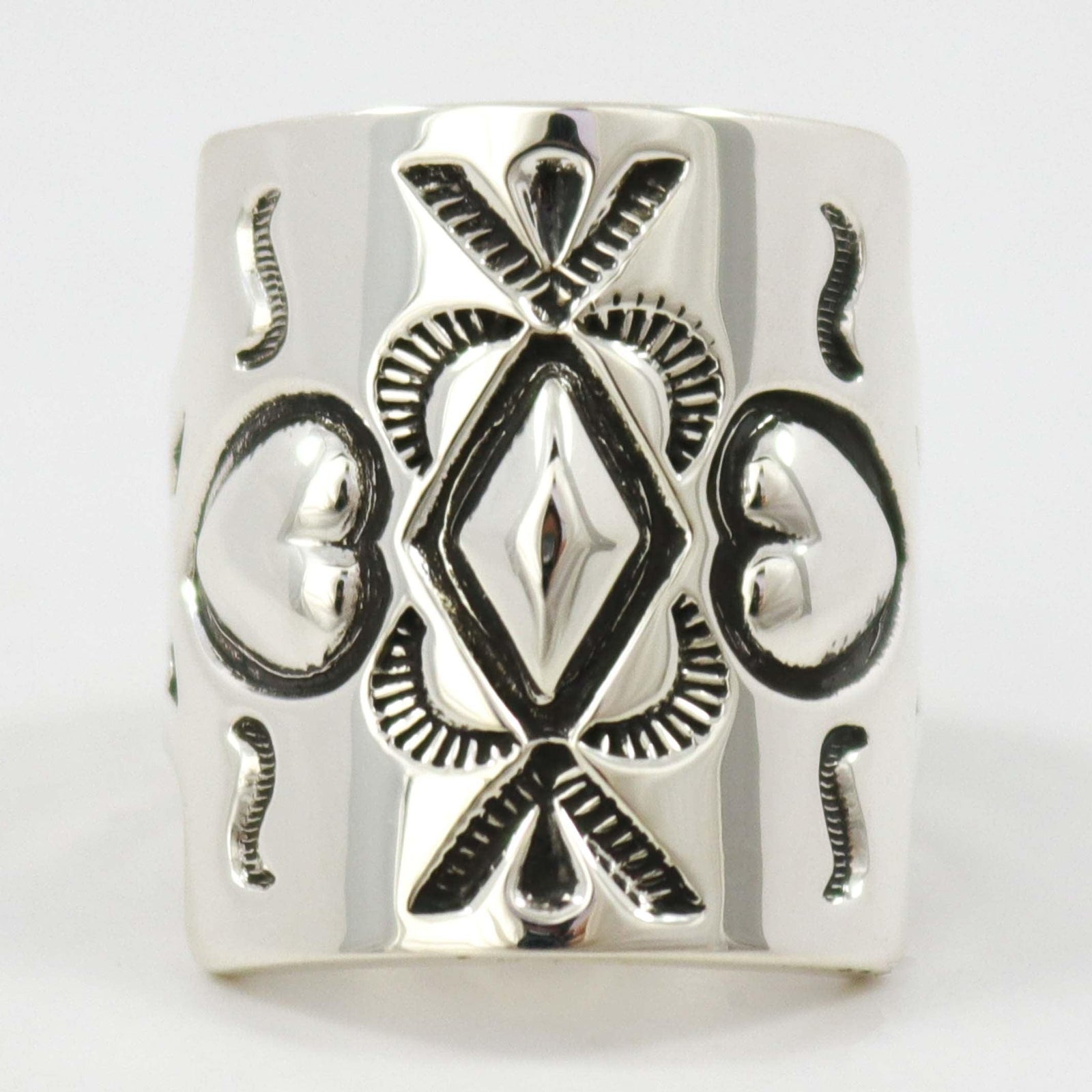 Stamped Silver Ring by Jennifer Curtis - Garland's