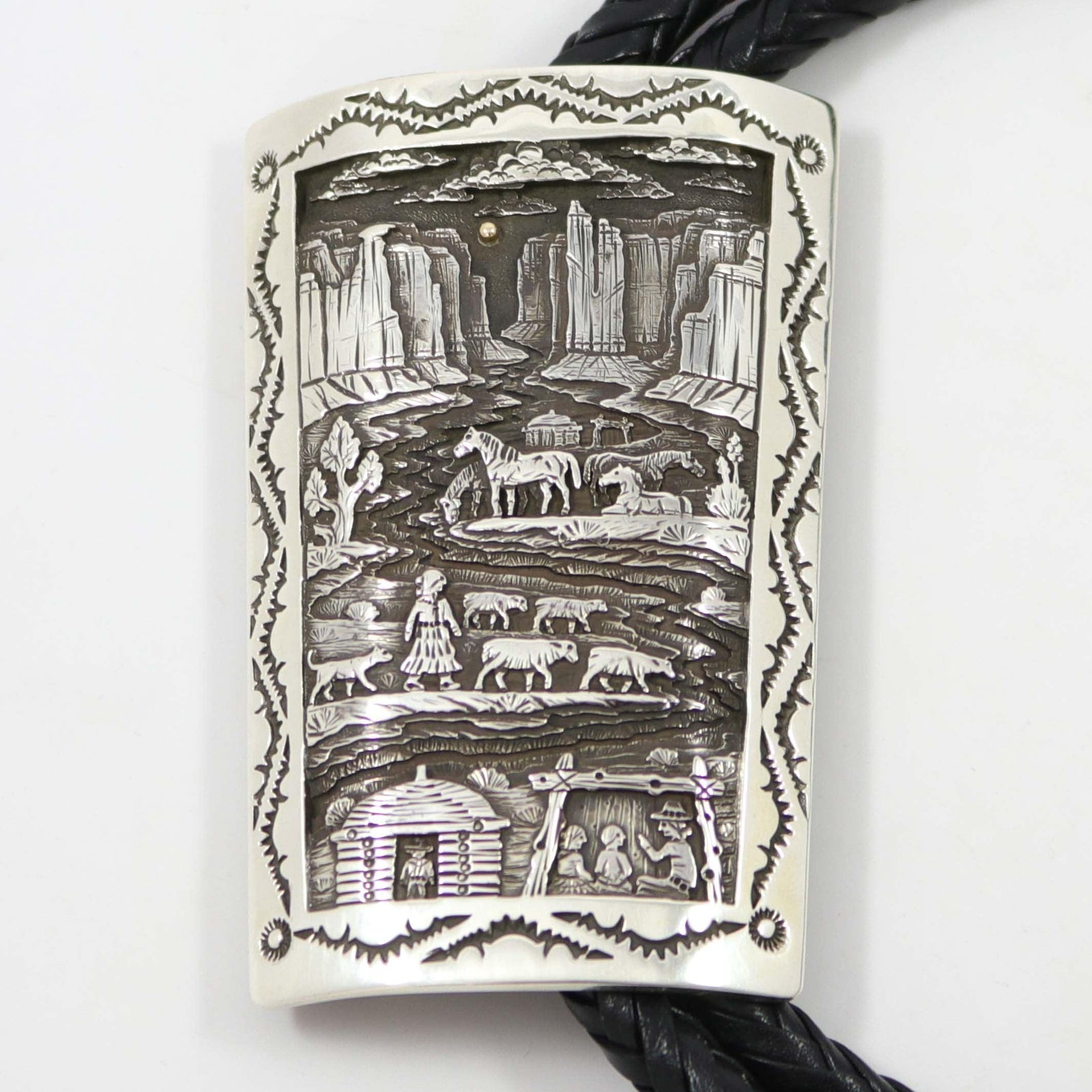 Storyteller Bola Tie by Cody Hunter - Garland's