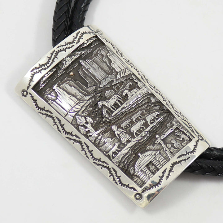Storyteller Bola Tie by Cody Hunter - Garland's