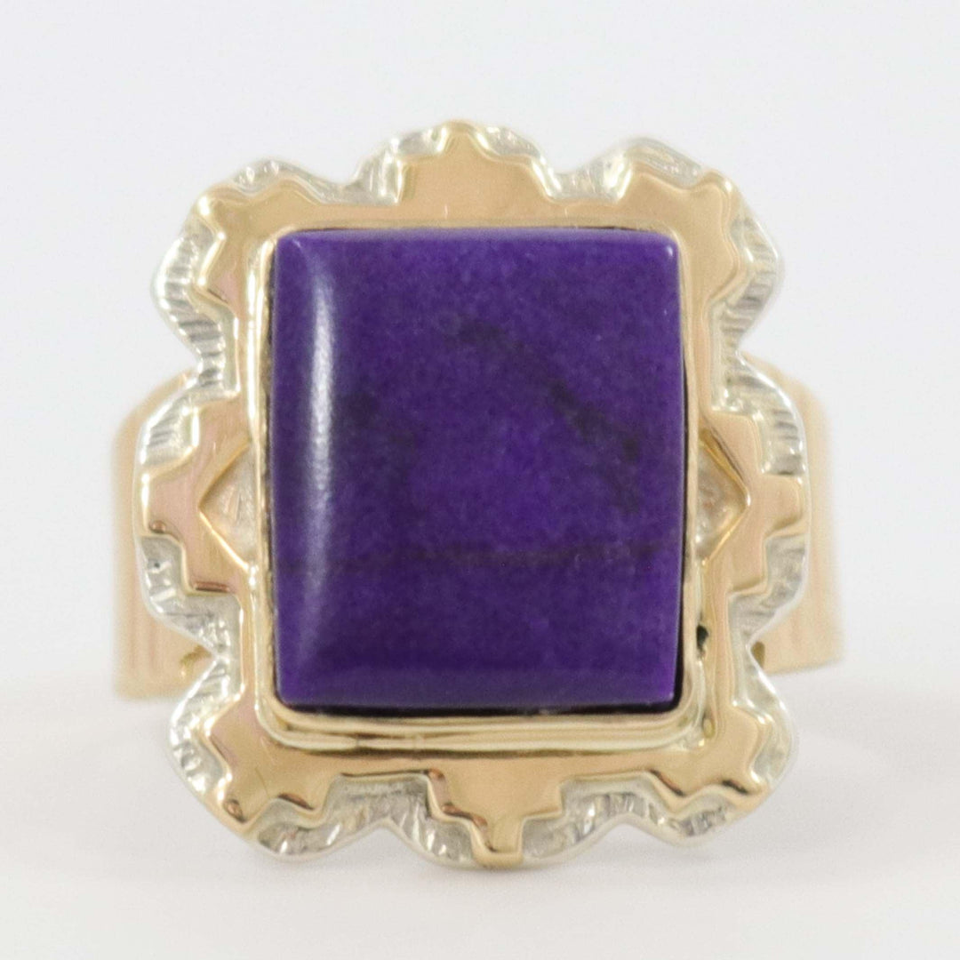 Sugilite and Gold Ring by Dina Huntinghorse - Garland's