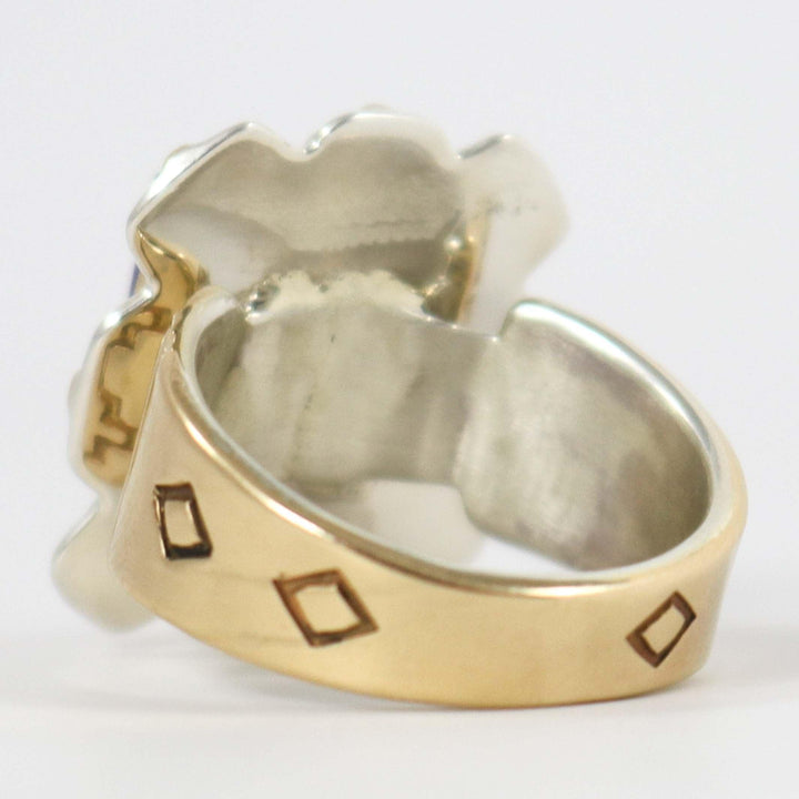 Sugilite and Gold Ring by Dina Huntinghorse - Garland's