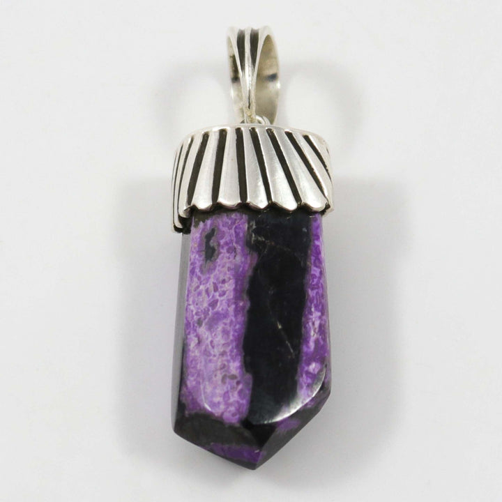 Sugilite and Manganese Pendant by Noah Pfeffer - Garland's