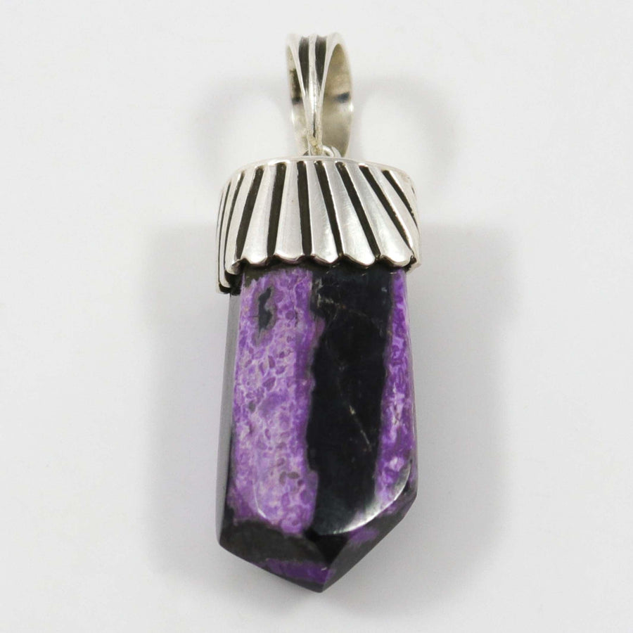Sugilite and Manganese Pendant by Noah Pfeffer - Garland's