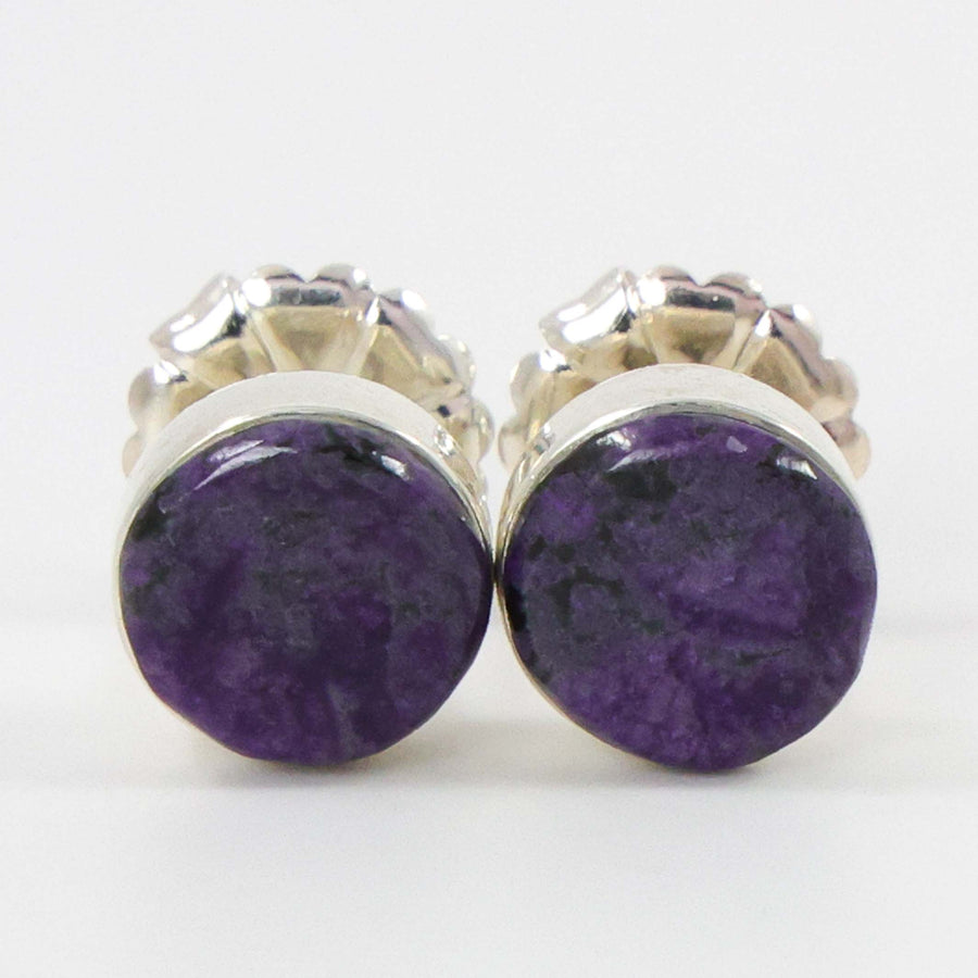 Sugilite Earrings by Noah Pfeffer - Garland's