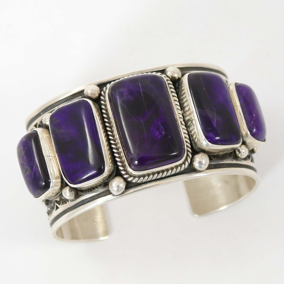 Sugilite Row Cuff by Albert Jake and Bruce Eckhardt - Garland's
