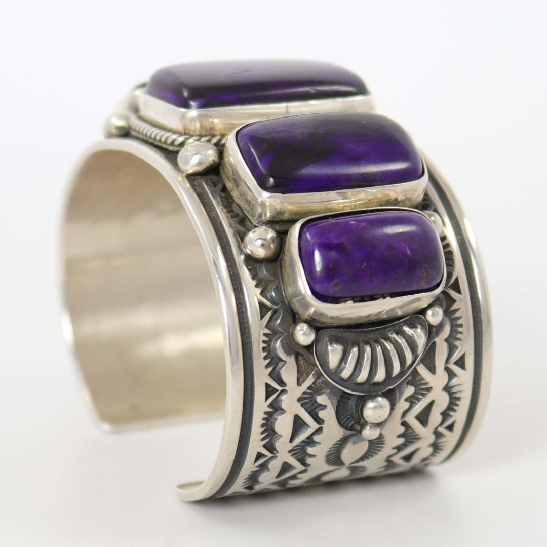 Sugilite Row Cuff by Albert Jake and Bruce Eckhardt - Garland's