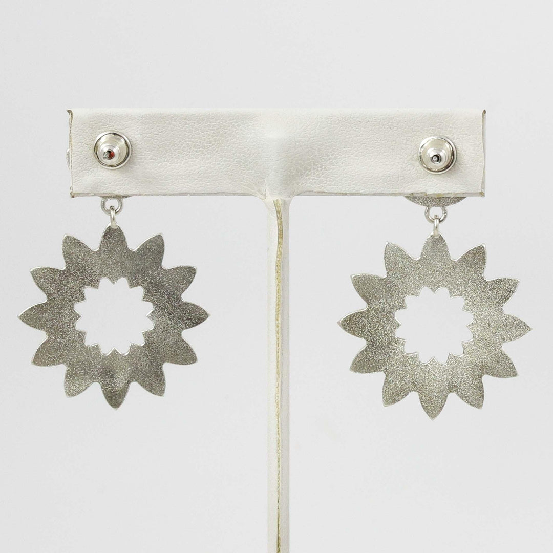 Sweet Pea Circle Earrings by Maria Samora - Garland's