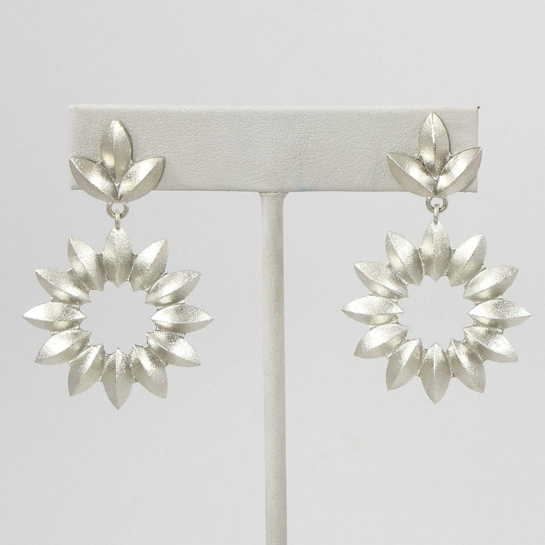 Sweet Pea Circle Earrings by Maria Samora - Garland's