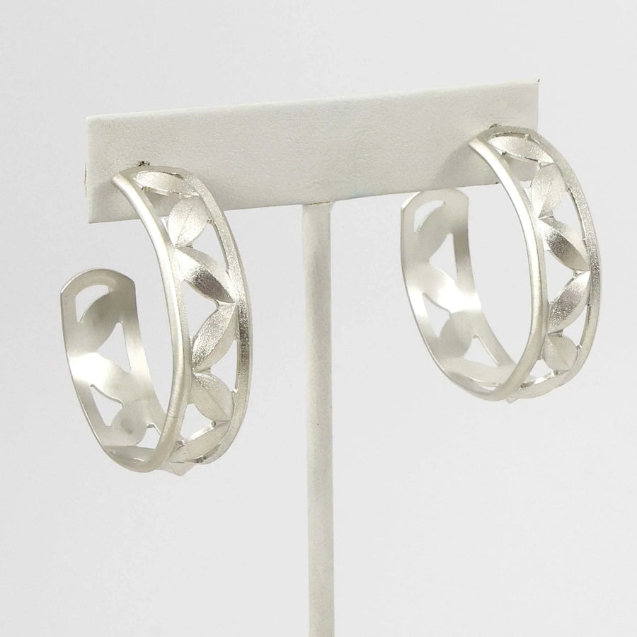 Sweet Pea Hoop Earrings by Maria Samora - Garland's