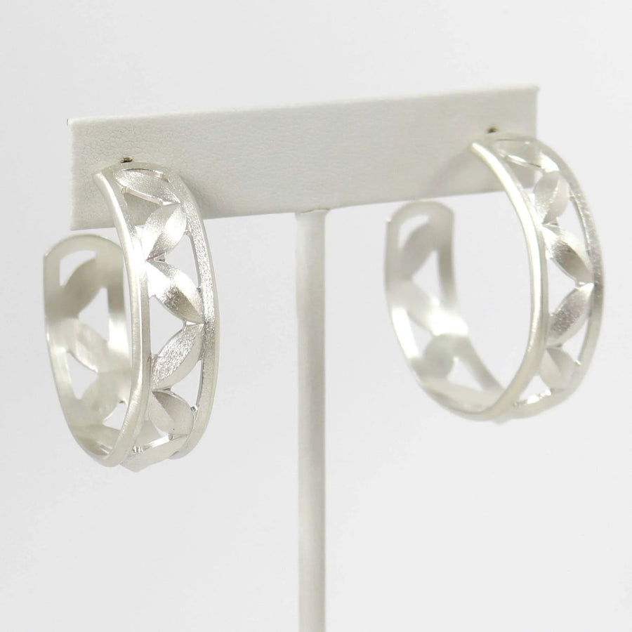 Sweet Pea Hoop Earrings by Maria Samora - Garland's