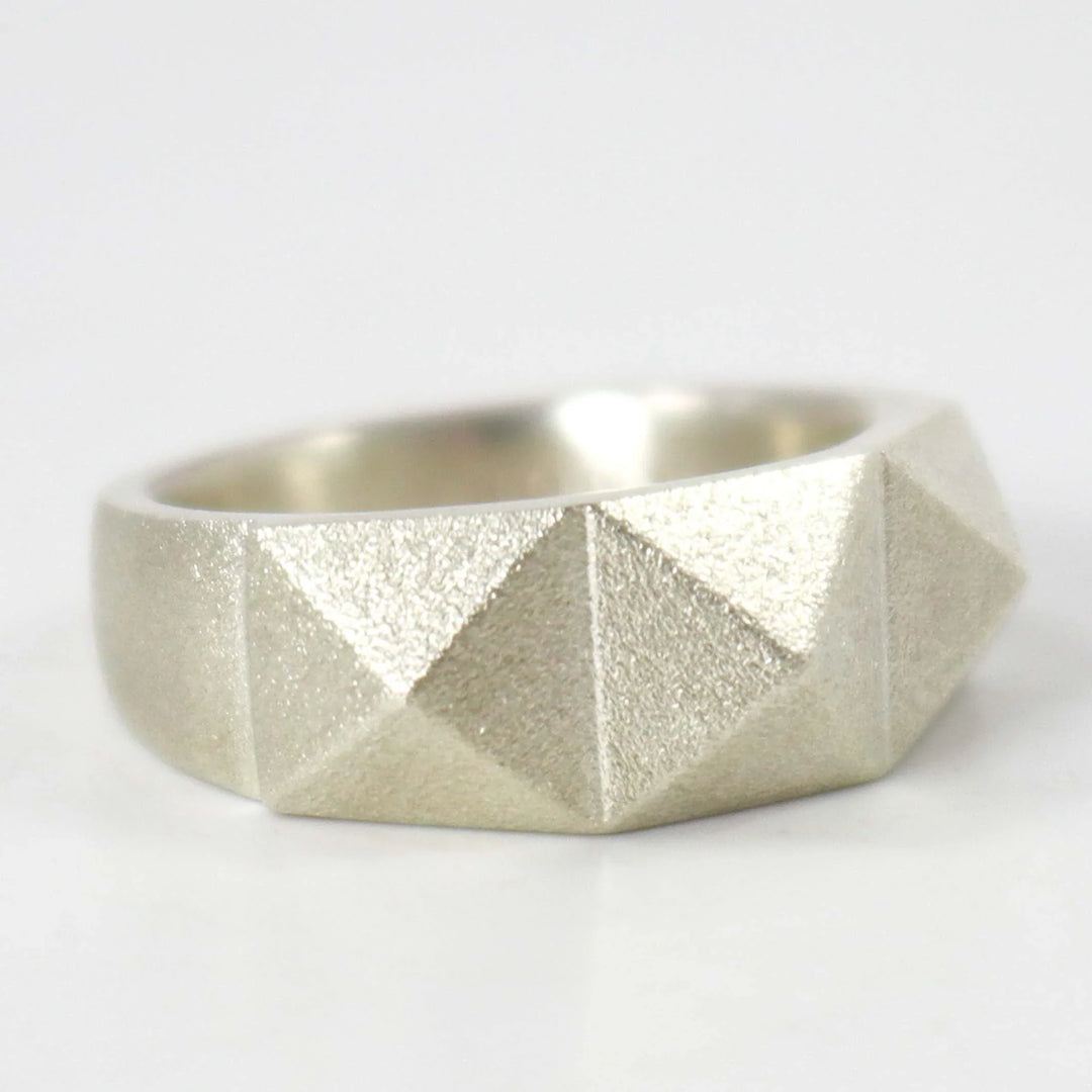 Triple Pyramid Ring by Maria Samora - Garland's