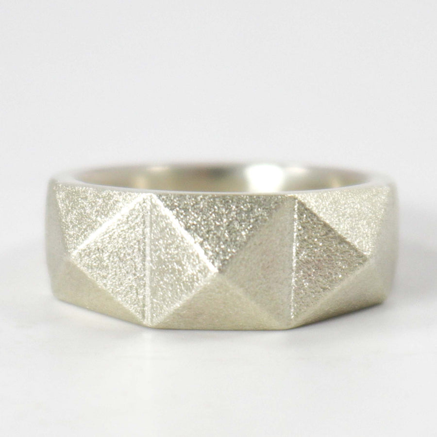 Triple Pyramid Ring by Maria Samora - Garland's