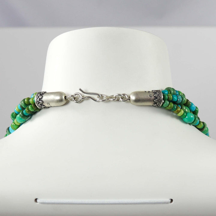 Turquoise and Gaspeite Necklace by Don Lucas - Garland's