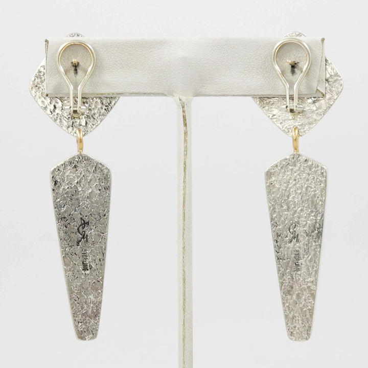 Turquoise and Rosarita Earrings by Duane Maktima - Garland's