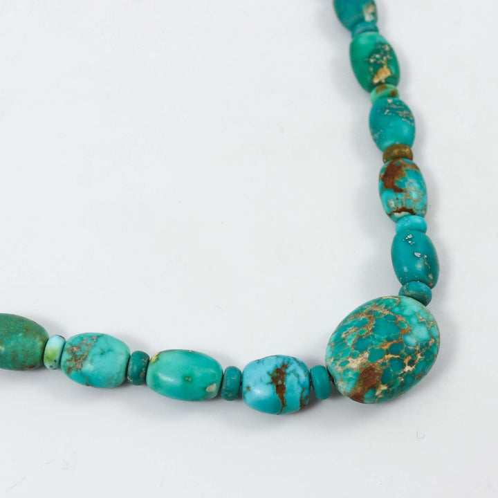 Turquoise and Variscite Necklace by Bob Hall - Garland's