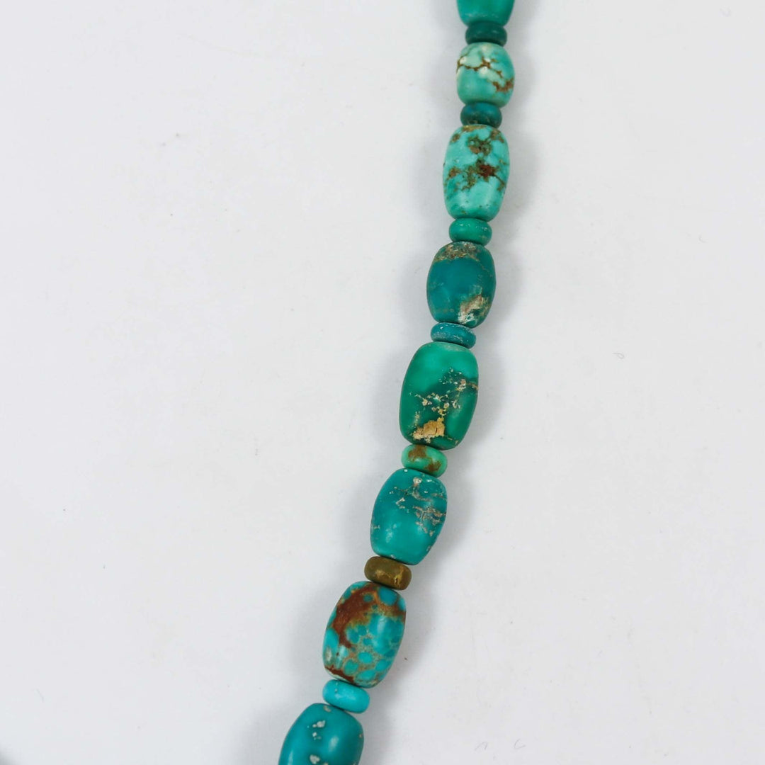 Turquoise and Variscite Necklace by Bob Hall - Garland's