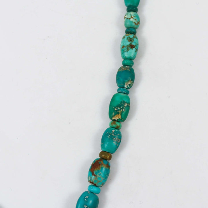 Turquoise and Variscite Necklace by Bob Hall - Garland's