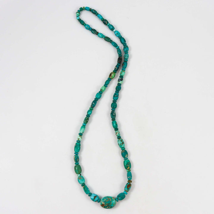 Turquoise and Variscite Necklace by Bob Hall - Garland's
