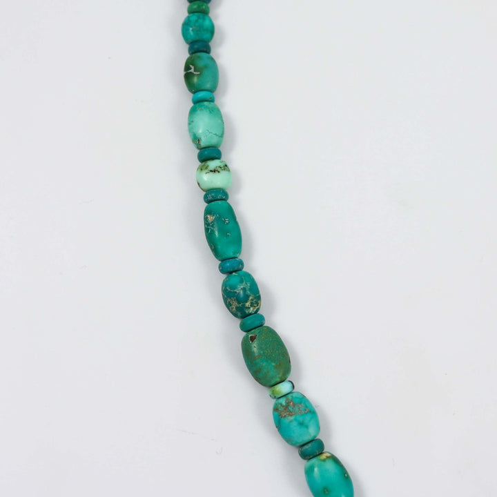 Turquoise and Variscite Necklace by Bob Hall - Garland's