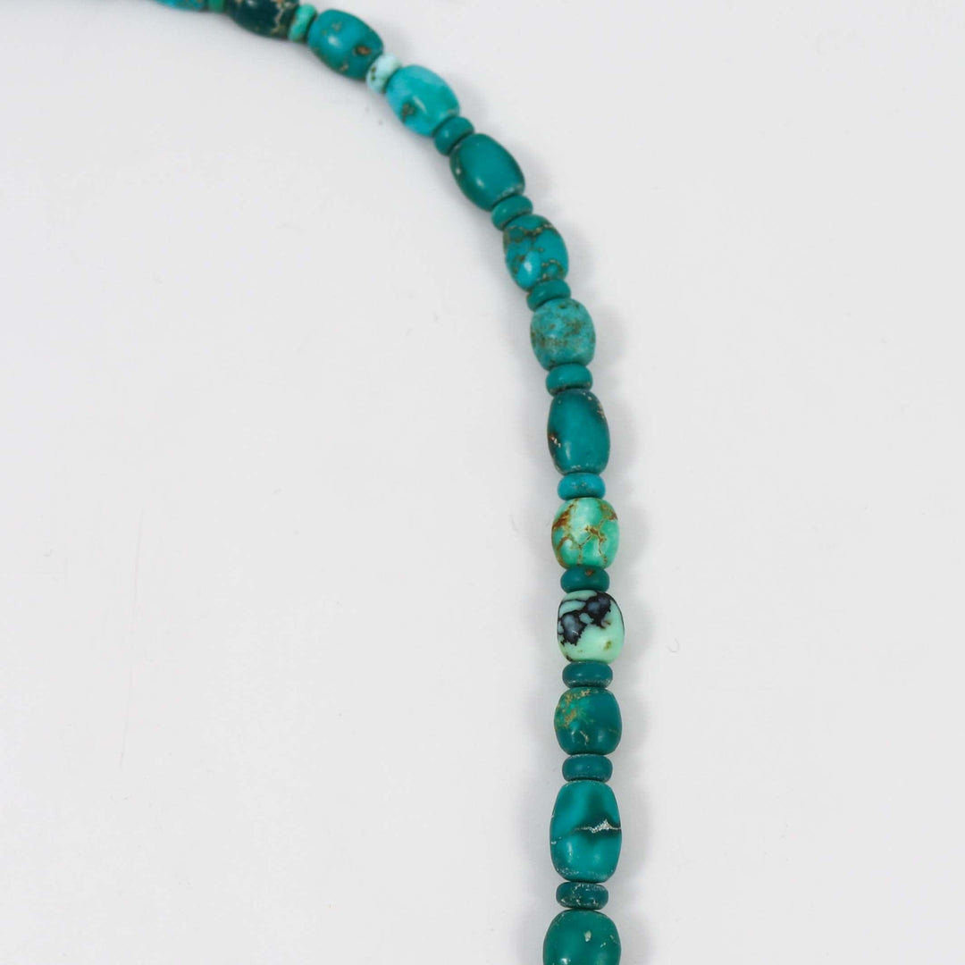 Turquoise and Variscite Necklace by Bob Hall - Garland's